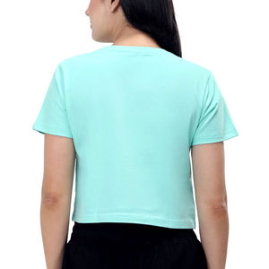 2025 nuevo diseño personalizado de alta calidad para mujer Crop Top camisetas al por mayor precio bajo mujeres Crop Top camisetas - Product Image 4