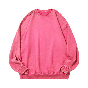 Custom Men's Distressed Sweatpants350gsm Boxy Oversized & Heavyweight Vintage Acid Wash Basics sudadera de mezcla de algodón - Product Image 2