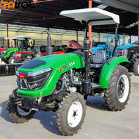 Mini-tracteur agricole 4x4 55 CV avec chargeur frontal, moteur Weichai, pompe à engrenages et composants de transmission