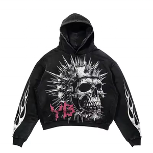 Chándales de algodón para hombre, chándal deportivo de poliéster 100%, de algodón con capucha y conjuntos de pantalones de chándal Jogger, pantalones y chándales Cargo Unisex - Product Image 2