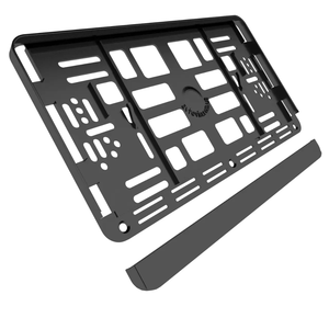 Marco de matrícula de tamaño Estadounidense Estándar de alta calidad, soporte de matrícula de plástico negro duradero, soporte de matrícula de plástico para automóviles - Product Image 4