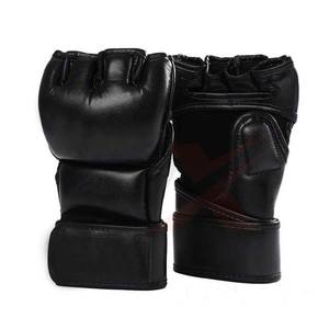 Vente en gros Gants de boxe professionnels en cuir de vachette demi-doigt MMA dernier modèle pour l'entraînement - Product Image 1
