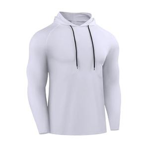 T-shirt à manches longues pour homme, vêtements de sport, t-shirt à capuche, jersey élastique, haut de sport pour homme, tee-shirt d'entraînement, survêtement de sport pour homme - Product Image 6