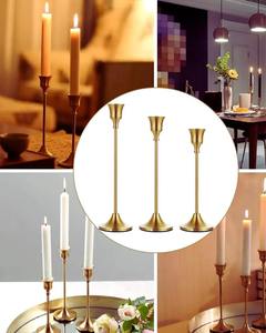 Chandelier Bougeoir en Métal Unique Bougie en Béton pour Décorations de Mariage Élégant pour Salle à Manger Mariage - Product Image 4