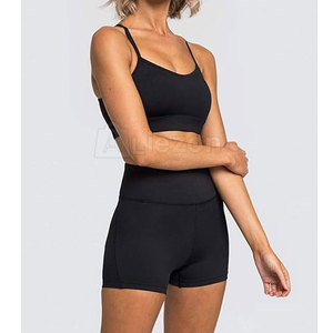 Haute qualité femmes Yoga haut et short ensemble vêtements de Fitness femmes Yoga haut et short pour les amateurs de sport - Product Image 3