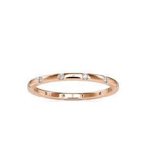 Matériau or Diamant naturel Plaqué or rose Bracelet empilable Plaqué or Usine de luxe Prix de gros Bande de réglage affleurante - Product Image 3