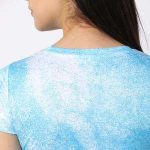 T-shirts personnalisés pour femmes Nouveau design Solide Blanc Respirant Style Coréen pour l'été Casual Crop Top T-shirts à vendre - Product Image 6