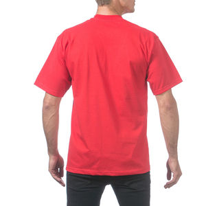 เสื้อยืดผู้ชายผ้าฝ้าย แขนสั้น ทรงหลวม สีพื้น เสื้อยืดผู้ใหญ่ ผ้าฝ้ายอย่างดี เสื้อยืดโอเวอร์ไซส์ - Product Image 5