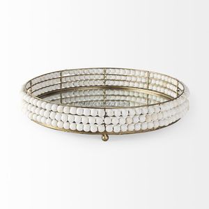 Plateau décoratif rectangulaire long noir mat avec rails latéraux pour le style de la console, le service de collations et de boissons - Product Image 2