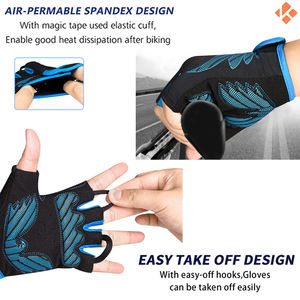 Guantes de Ciclismo de Medio Dedo para Hombre y Mujer, Transpirables y Resistentes al Desgaste, para Deportes al Aire Libre y Ciclismo de Carretera - Product Image 4