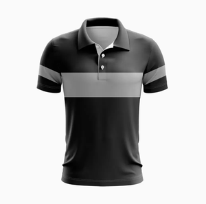 Camiseta Deportiva de Manga Corta para Hombre de Secado Rápido, Spandex/Algodón, con Logotipo Personalizado, Diseño Sólido, Sublimación en Lona, para Tenis, Golf - Product Image 1
