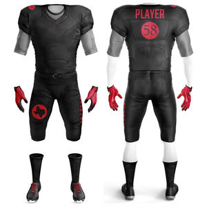 เสื้อเจอร์ซีย์ฟุตบอลอเมริกันเสื้อเจอร์ซีย์ฟุตบอลแบบแห้งเร็วและระบายอากาศได้ดี2025ออกแบบโลโก้ได้ตามต้องการ - Product Image 3