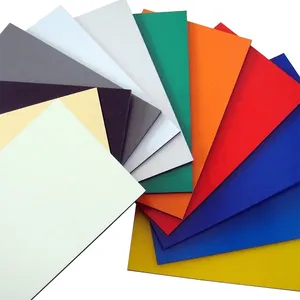 PVDF Aluminum Composite Panel 15 Years More 1.22*2.44M 5mm 0.5 Core Best Building Construction Materials