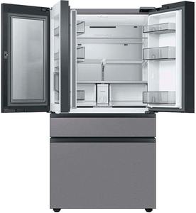 BESPOKE 29 Cu. Pies Refrigerador de Acero Inoxidable de 4 Puertas Francesas - Product Image 3