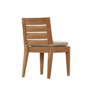 Oakspire The Addison Modern <b>Outdoor</b> Teak <b>Dining</b> Chair Solid Wood Garden Patio Chair Luxury Resort Furniture collection - Product Image 6
