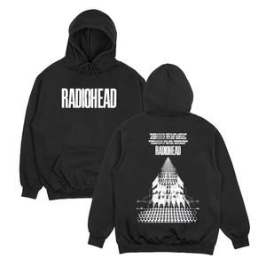 Sudadera con Capucha de la Banda de Rock Radiohead, Radiohead Returns, Gira Europea 2025, para Hombre y Mujer, Estilo Hip-hop, Algodón Puro, Otoño, Tinte Liso - Product Image 2