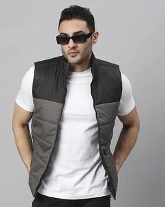 Chaqueta Acolchada Sin Mangas, Diseño de Bloques de Color Personalizado, Cierre de Cremallera, Reversible, Tejido de Nailon, Cortavientos, Transpirable, Invierno, OEM, Venta al por Mayor - Product Image 4