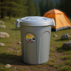 Bidon Stefanplast (23L) avec couvercle à clipser JERRY Argent, pour le stockage <span class=keywords><strong>alimentaire</strong></span> et les aventures en plein air - Product Image 3