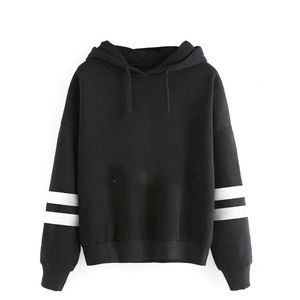 Pulls à capuche en coton de différentes couleurs pour femmes Style coréen Streetwear surdimensionné sweats lourds vêtements de sport à capuche - Product Image 6
