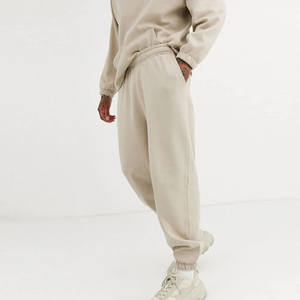 Ensemble de survêtement décontracté en molleton 100% coton pour homme, nouvelle saison d'hiver 2026, coupe ajustée, ensemble de survêtement, ensemble de sweat-shirt à capuche - Product Image 5