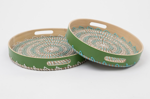 Bandeja de bambú para servir algas marinas hecha a mano de alta calidad superventas para comida y decoración del hogar fabricada en Viet - Product Image 5