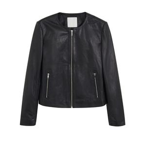 Chaqueta de cuero nueva para mujer, estilo elegante y ajustado, para uso diario, con forro acolchado y acabado suave. - Product Image 5