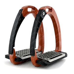 Precios bajos, estribos de seguridad para la rodilla para montar a caballo, estribos de caballo ecuestre de aluminio para eventos, antiarrastre, maximiza la comodidad del jinete - Product Image 1