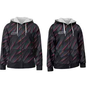 เสื้อสเวตเตอร์มีฮู้ดแบบสวมหัวโอเวอร์ไซส์มีซิป - Product Image 2