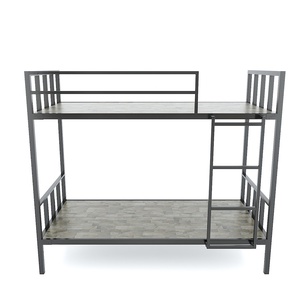 GEKO Modern Double Bunk <b>Bed</b> GT005 Solid Pine Wood with Iron Frame Home Furniture - Product Image 5