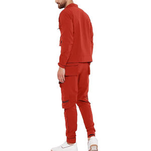 Venta al por mayor de alta calidad Casual algodón polar chándal de los hombres pantalones de chándal conjunto de invierno Unisex correr pantalones de chándal y Sudadera con capucha conjunto - Product Image 4