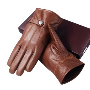 Fabricant Logo personnalisé Gants de conduite de qualité professionnelle pour voiture et moto Cuir de haute qualité Prix - Product Image 2