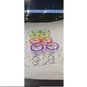 Anillos de resina personalizables de alta calidad disponibles en varios colores con chapado en rodio Estilo clásico Mejores tamaños Logotipo personalizable - Product Image 4