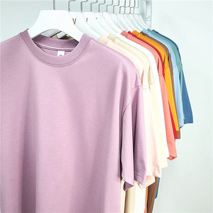 250 Gsm Heavy Cotton XS-4XL manga corta Super Quality Oem logo Custom Plain Unisex Camiseta para hombre - Product Image 2