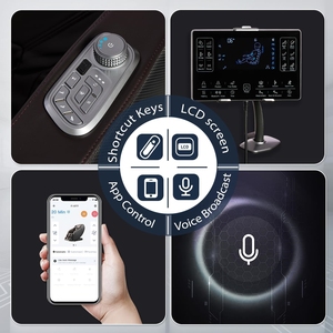 Sillón de Masaje Corporal Completo Shiatsu con Gravedad Cero, Reclinable, con Modos Automáticos, Calor en Cintura y Pantorrillas, Masaje de Pies, Extensión de Reposapiés - Product Image 4