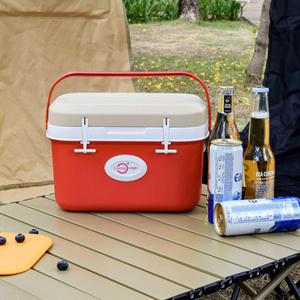 SB Tech 6L Insulated Cooler <b>Box</b> Rectangle PP <b>Material</b> Classic Style for Picnic with Reusable Ice Packs - Product Image 1