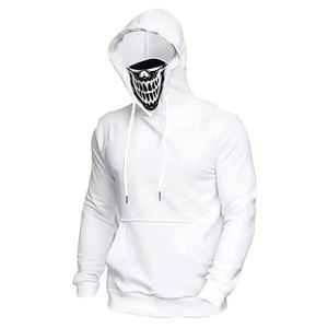 Nouvel arrivage de pulls à capuche unis pour hommes avec logo personnalisé pour l'hiver sweats à capuche thermiques de haute qualité sweats à capuche décontractés pour hommes - Product Image 1