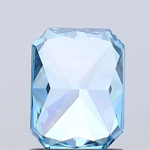 Diamante Gemver de 1 Quilate, Corte Radiante Azul Intenso, Diamante Cultivado en Laboratorio, Claridad VS, Certificado IGI, Diamante Suelto para Joyería - Product Image 3