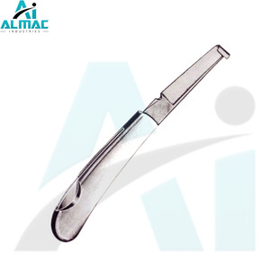 ALMAC Couteau à sabot à manche en acier inoxydable Équipement maréchal-ferrant durable pour chevaux, bovins et animaux d'élevage Soins des sabots - Product Image 2