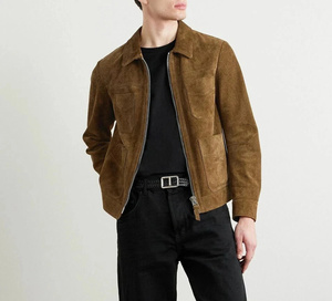 Chaqueta de Motocicleta de Cuero Vacuno de Invierno de Primera Calidad, Textura Suave, Diseño Impermeable Ecológico, Calidad Artesanal Vintage - Product Image 3