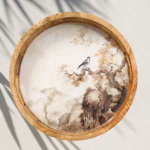 Bandeja de MDF con incrustaciones de resina, nueva bandeja para servir comida hecha a mano/utensilios de cocina hecha por Faiza Craft - Product Image 3