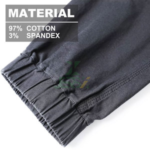 Pantalones Cargo para Hombre, Corte Recto, Estilo Casual Elegante, Invierno, Trabajo, Elásticos, con Puños, Tela de Algodón Elástica, Secado Rápido, Transpirables, con Cinta Reflectante - Product Image 2