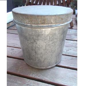 Contenedor de almacenamiento galvanizado estilo cesta elegante organizador funcional duradero perfecto para cocina, sala de estar y usos al aire libre - Product Image 3