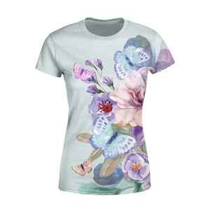 High Quality <b>Women</b> Custom Printed t-<b>shirt</b> Quick Dry Breathable Sublimation <b>women's</b> For T-<b>shirt</b> USA Size Streetwear t-<b>shirt</b> <b>women</b> - Product Image 1