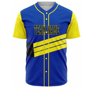 Impression de logo personnalisé maillot de softball et de baseball à séchage rapide respirant vêtements vierges pour hommes et femmes maillot de softball sublimé - Product Image 2