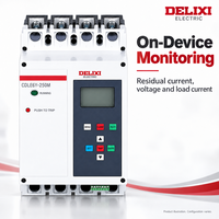 Disjoncteur différentiel CDLE6 CDLE6Y 3P+N 400V avec unité de déclenchement électronique réglable RS485