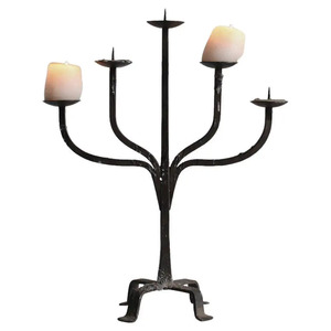 Home Decorative Iron <b>Candelabra</b> <b>Black</b> Finish for Wedding Christmas & Living Room Interior Decor Eco-Friendly Handmade - Product Image 3