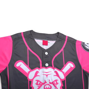 Ropa deportiva de béisbol profesional de alta calidad transpirable impreso al por mayor patrón en blanco estilos uniformes conjunto formato - Product Image 3