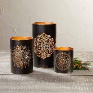 Bougeoir votif en métal élégant le plus vendu pour les accents de maison et les événements spéciaux Design populaire pour créer une ambiance chaleureuse - Product Image 2