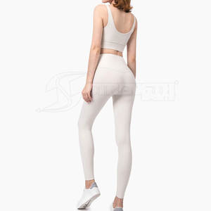 ชุดโยคะไร้รอยต่อคุณภาพสูง ชุดออกกำลังกายวิ่ง 2 ชิ้น ชุดฟิตเนส ชุดโยคะสำหรับผู้หญิง - Product Image 2