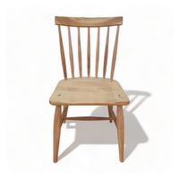 Ensemble de table à manger en teck massif moderne avec bancs et chaises pour restaurant, salon, café